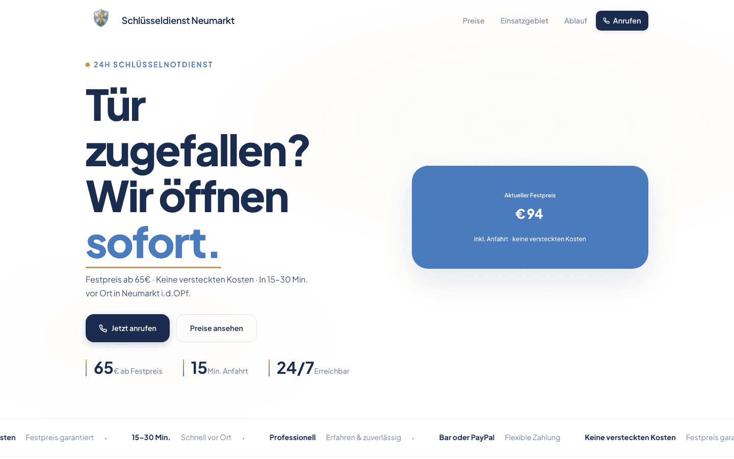 Schlüsseldienst Neumarkt