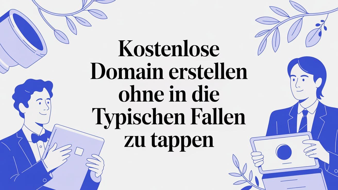 Kostenlose Domain erstellen: Der ehrliche Guide für Unternehmer
