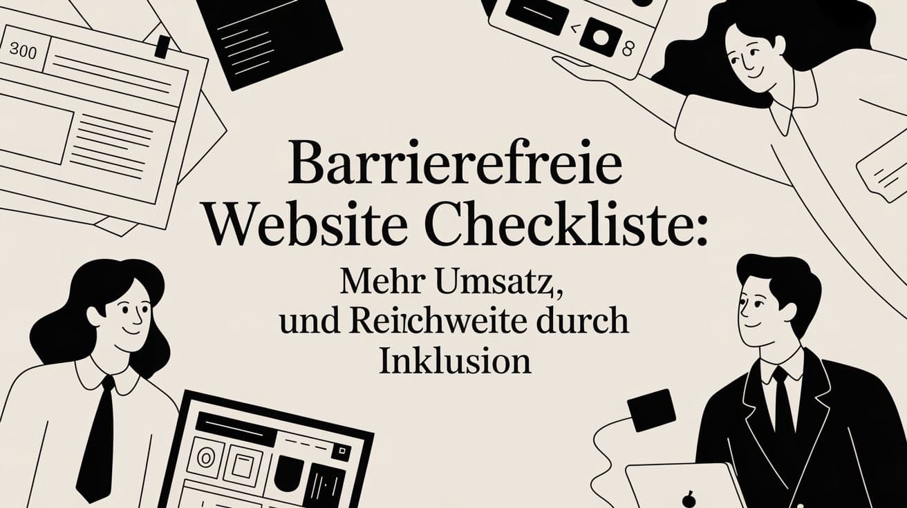 Barrierefreie Website Checkliste: Mehr Umsatz und Reichweite durch Inklusion